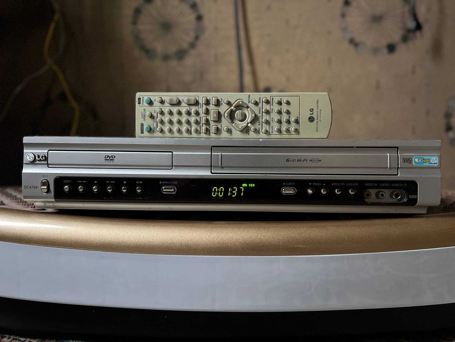 Hi Fi 6 head LG видеомагнитофон