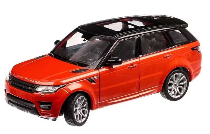Macheta auto Range Rover Sport 2013 portocaliu - 1:24 Welly