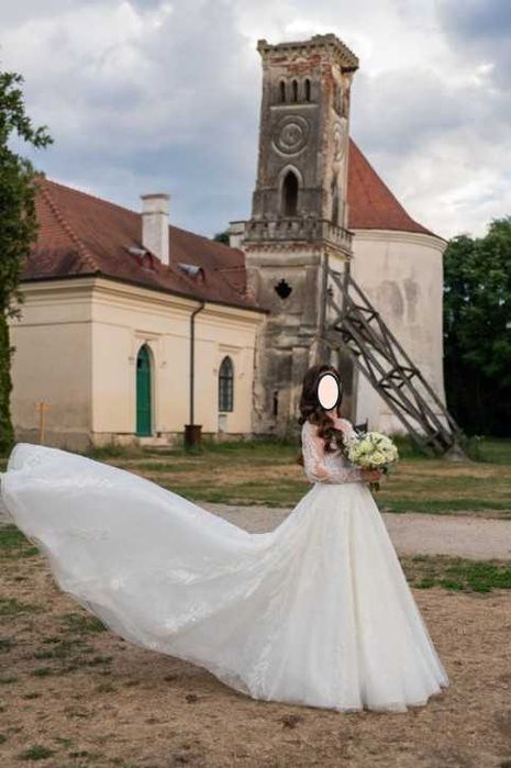 Vand rochie de mireasa Demetrios style 1546, Ivory, marime 36-38