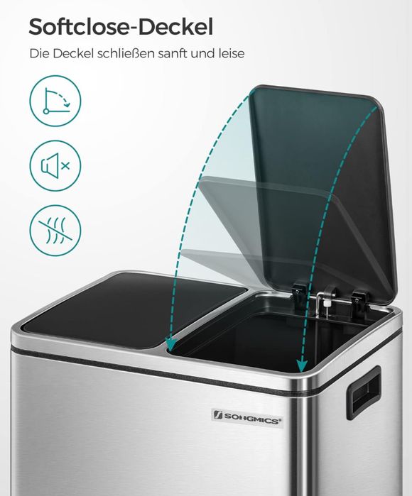 Кош за рециклиране SONGMICS