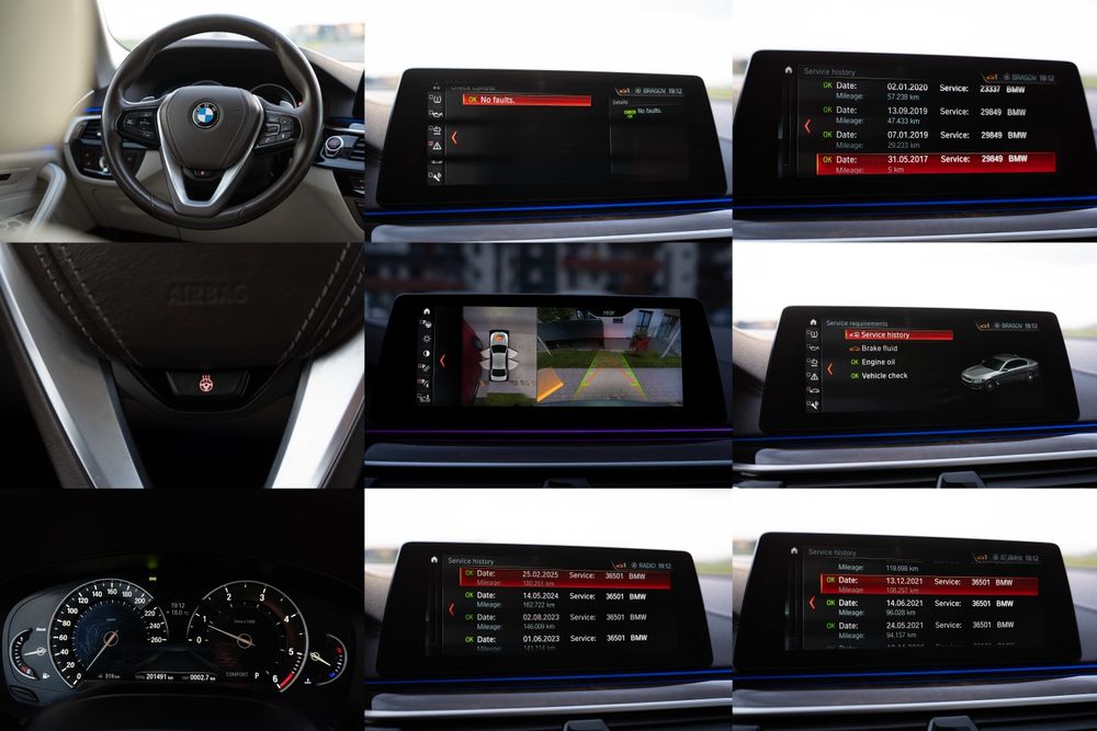 Bmw seria 5 g30 luxury head-up hi-fi b47 Suedia  automata