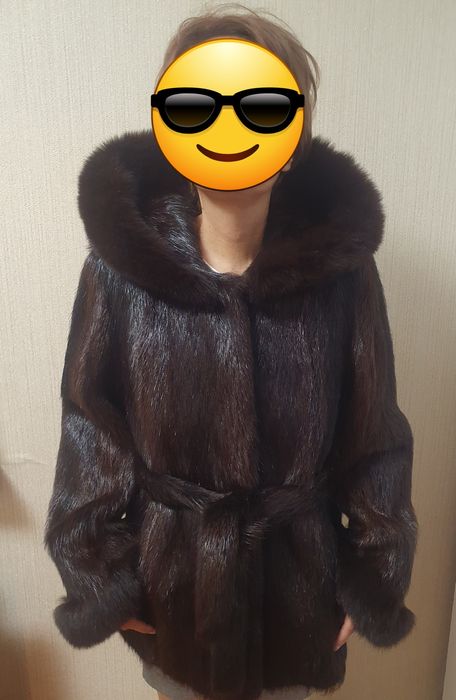 Haina blana naturala nutrie