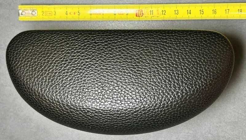 Toc ochelari - Foarte Rigid - Piele PU si Oțel - Balama cu Arc - Negru