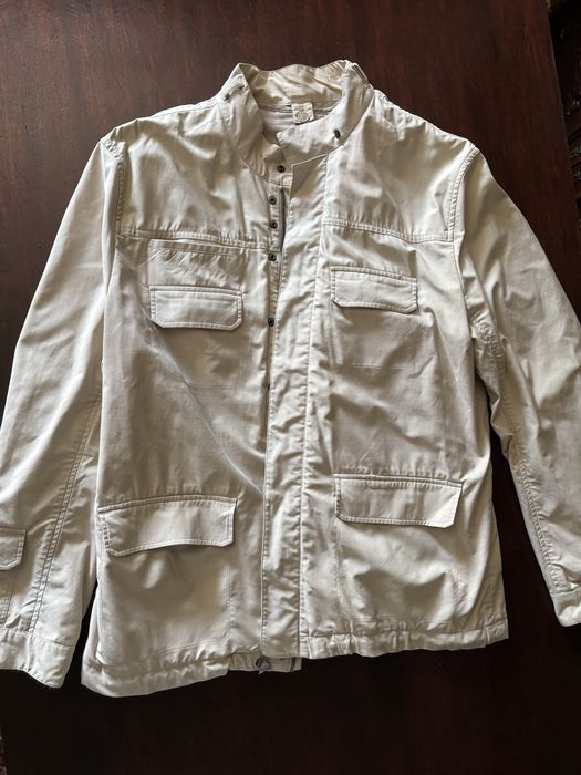 Geacă de bărbați Zara, XL, crem