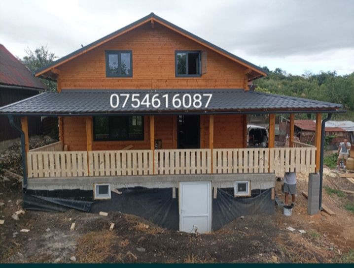 Case, cabane din lemn