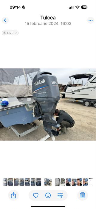 De vanzare corsar bowrider 700+mtor 150cp + peridoc