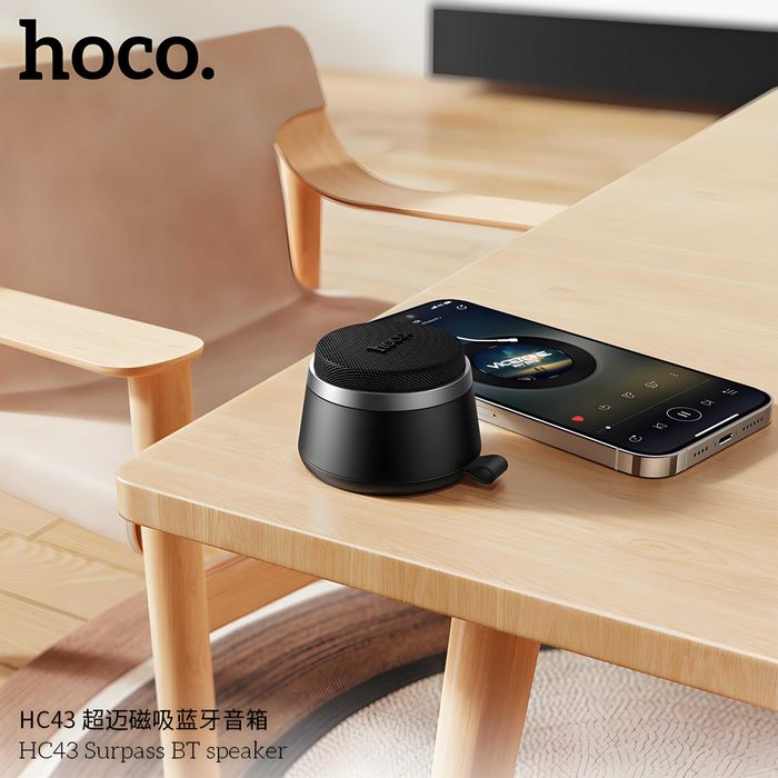 Hoco HC43 Magnetic Mini BT Колонка 5W с Магнитным Держателем iPhone 17