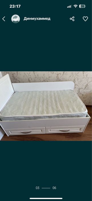 Две детские кровати + 3 тумбочки
