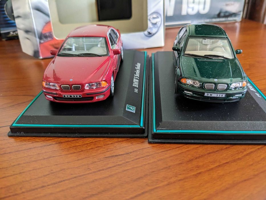 Модели BMW e39 и e46 в масштабе 1:43