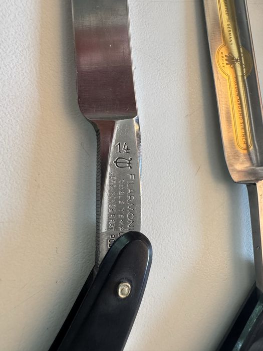 Brici solingen filarmonica, strap straight razor