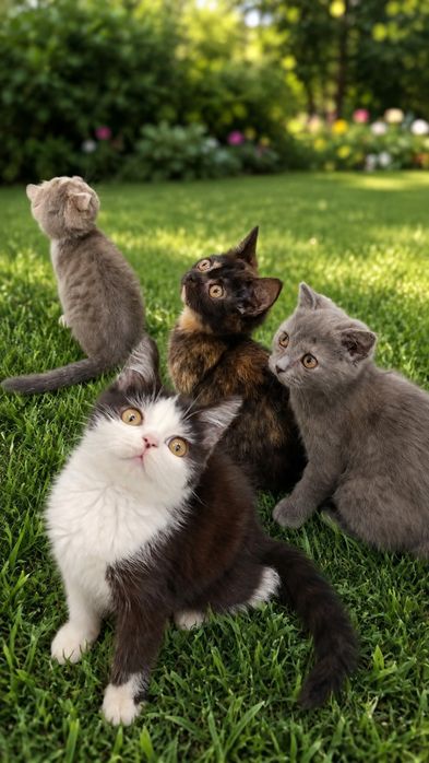 Скотиш Фолд & Скотиш Страйт болалари
