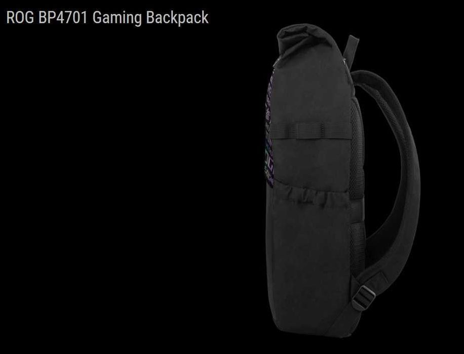 НОВА Геймърска раница ASUS ROG, водоустойчива, подходяща за 15", 16", 17" и 18" лаптоп