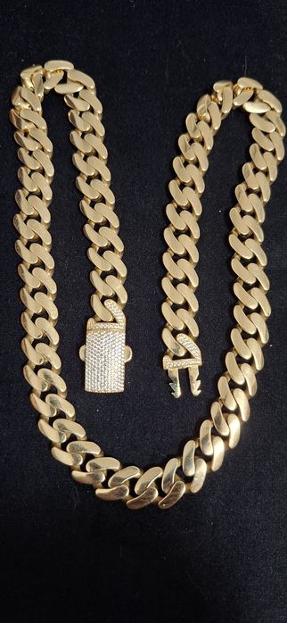 Lant ,colier cuban,aur nou !