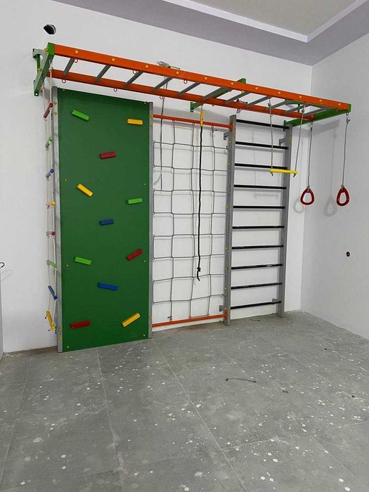 Спортивный комплекс "Индиго" от Турник.уз. Шведская стенка, скаладром