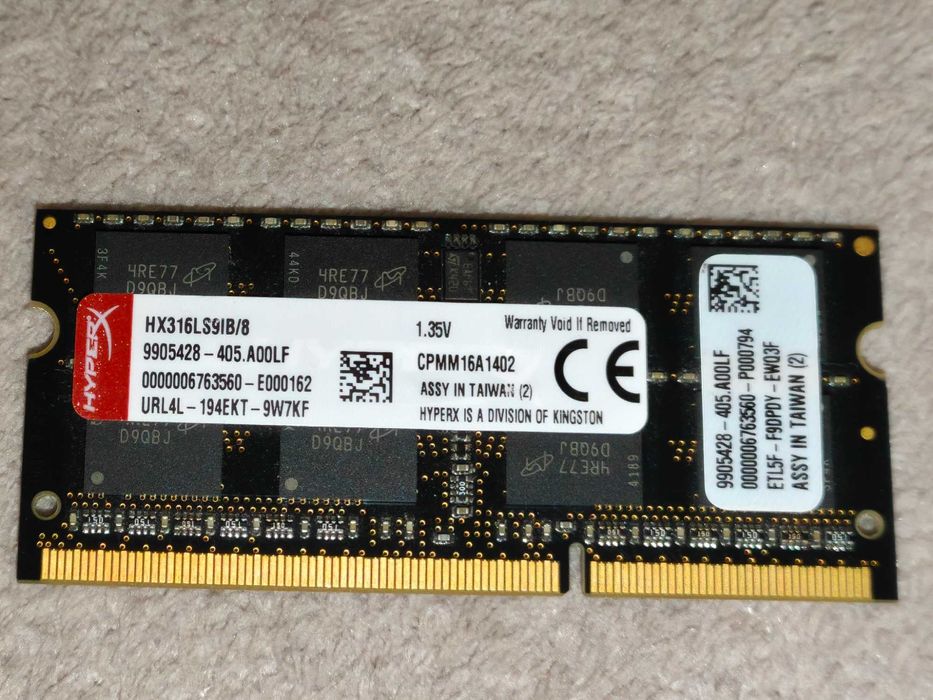 8GB DDR3L Kingston HyperX Impact CL9 – Бързата памет за Вашия лаптоп!