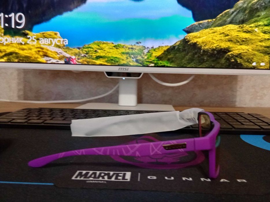 GUNNAR Marvel Cruz Black Panther Amber — очки 12+