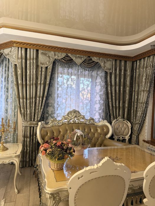 Шторыв комплекте с тюлями