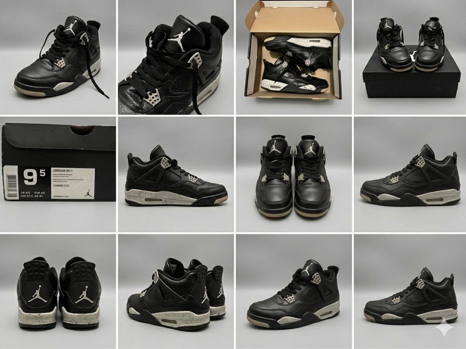 Оригинални Jordan SC-1 (Black/White/Dark Grey) – Номер 43 (US 9.5)