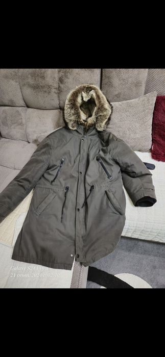 Парка мужская натуралка.