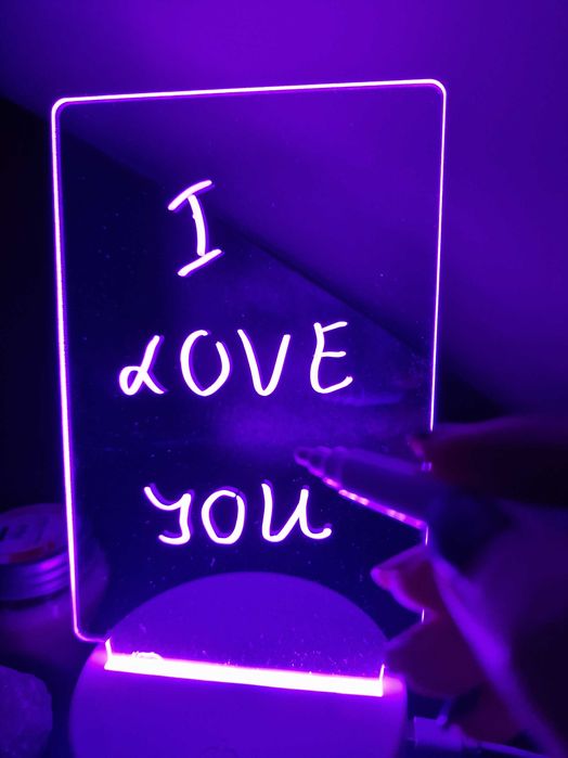 Светеща 3D дъска за писане с LED