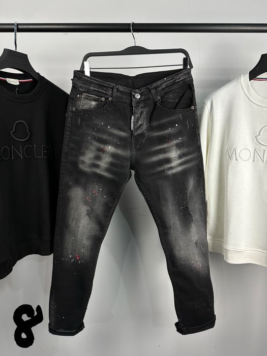 Dsquared мъжки черни дънки 6 модела