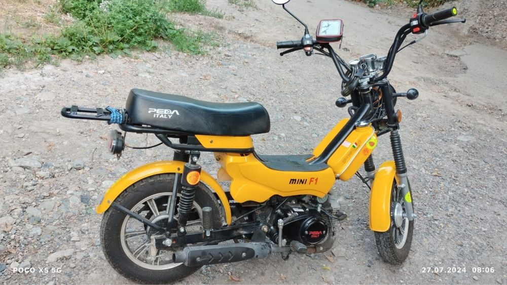 Скутер Peda Mini F1 желтый