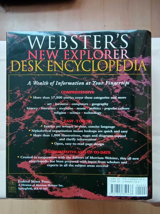 Webster's New Explorer Desk Encyclopedia