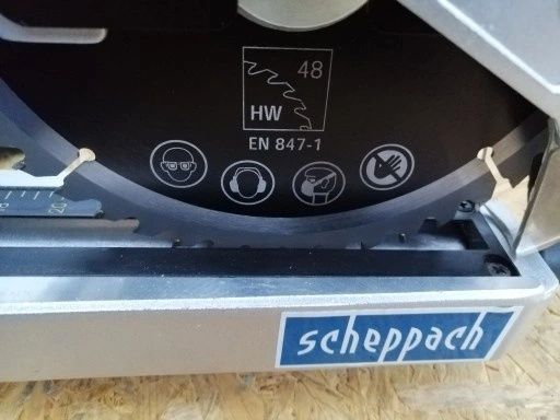 Circular culisant scheppach 216 mm 2000w