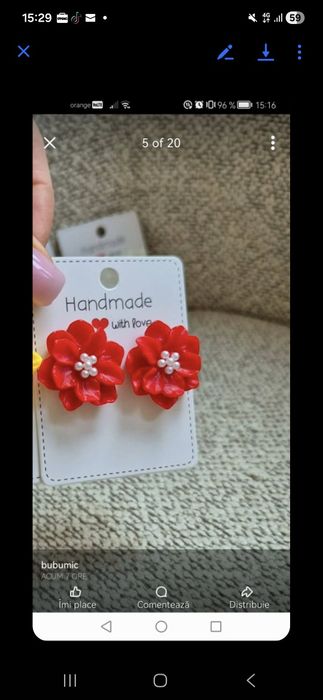 3 perechi cercei dama