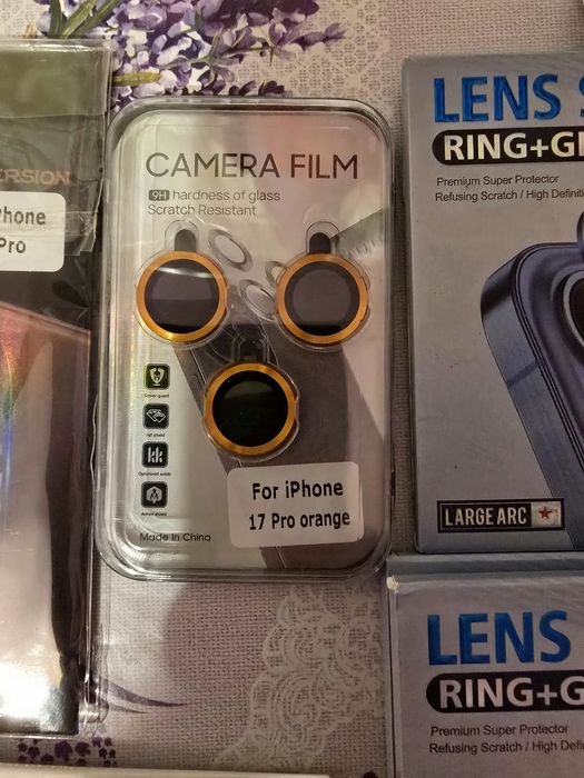 Iphone si Samsung folie de sticla camere