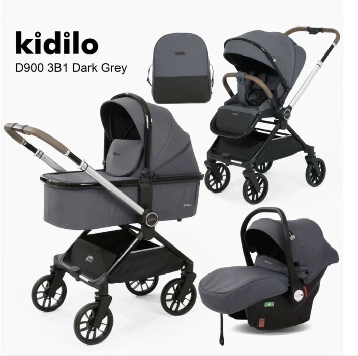 Коляска 3 в 1 kidilo