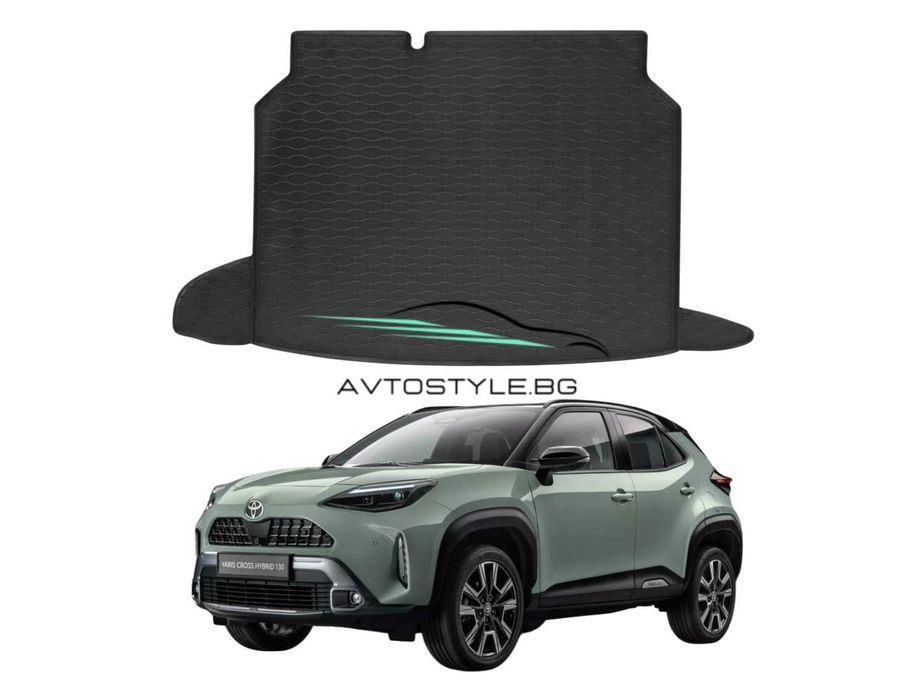 Гумена стелка за багажник,Toyota Yaris Cross, Hybrid след 2021г-Rigum