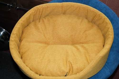 Котешко легло, цвят охра-чисто ново