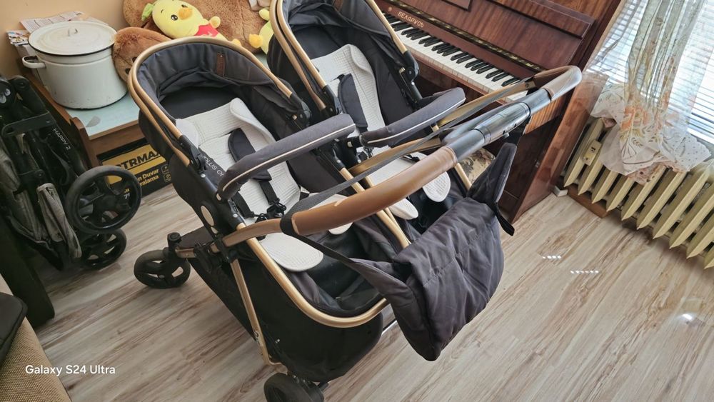 Количка Chipolino duo smart за близнаци