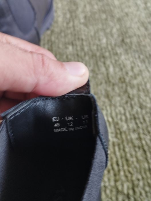 Мъжки зимни обувки естествена кожа ASRA 46