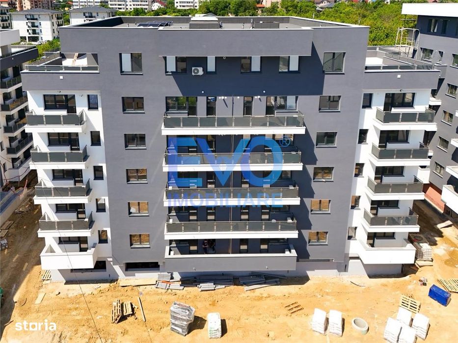 Apartament cu 2 camere, bloc nou, 57,44 mp, decomandat, zona Galata