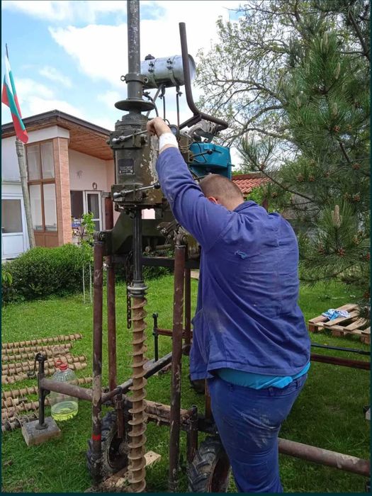 Сондажи за вода с мобилна сонда широка 80 см.
