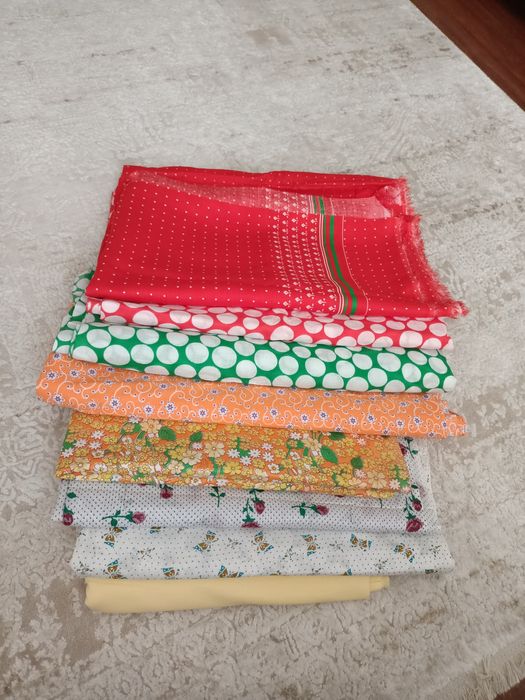 Отрезы ткани.Недорого.Астана.