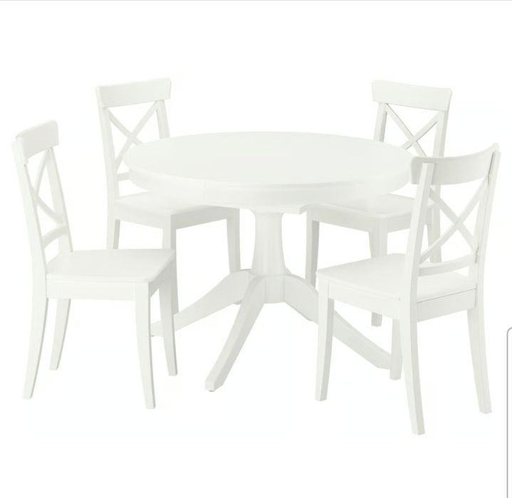 Masa rotunda extensibila Ikea