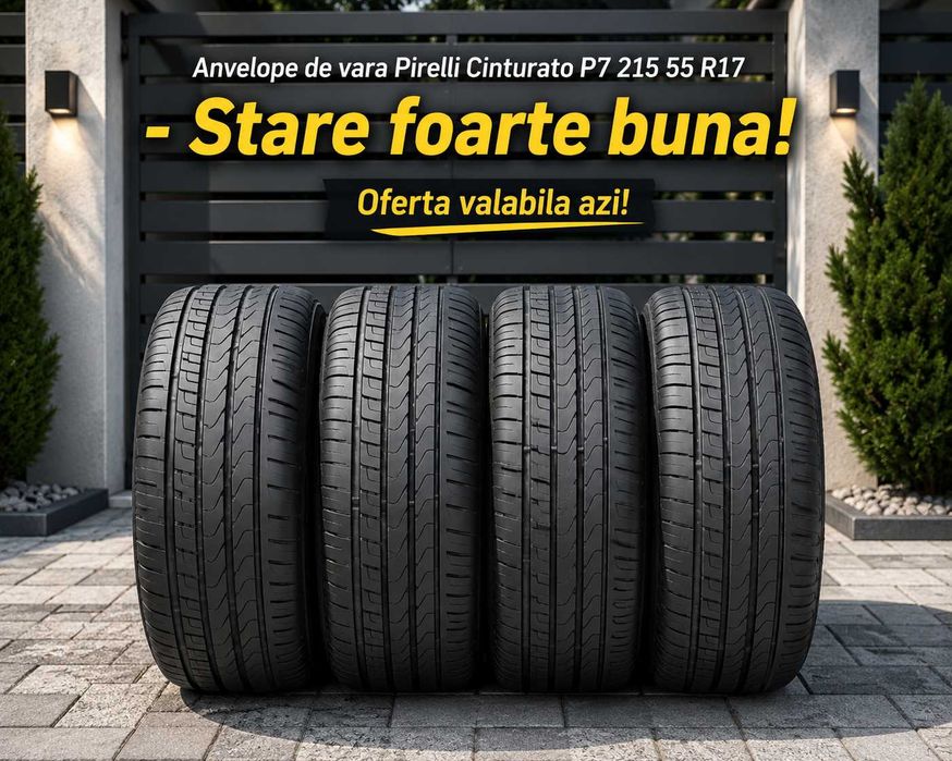 Anvelope de vara Pirelli Cinturato P7 215 55 R17 94W 215/55/17 set 4