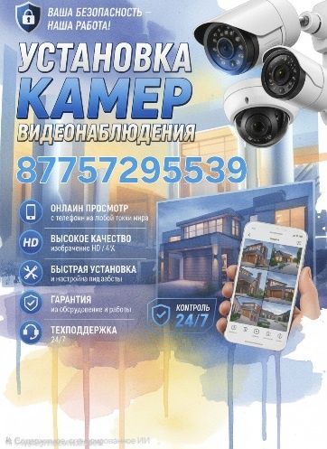ВИДЕОнаблюдения установка