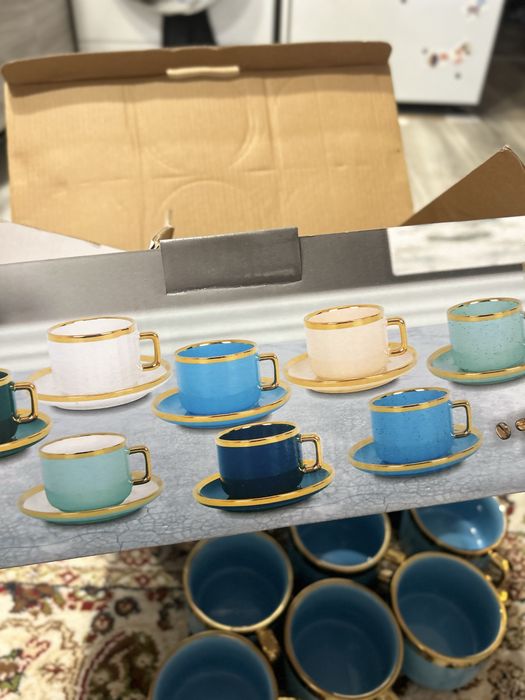 Чайная пара новая керамика