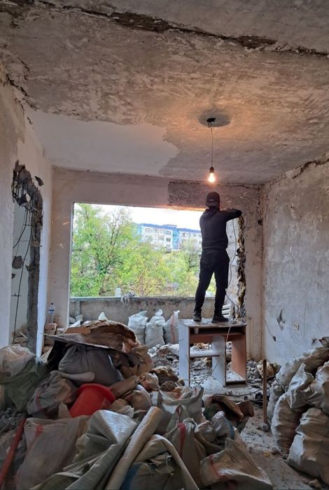 Kunlik ishchi mardikor xizmati eski domlarni demontaj qilamiza