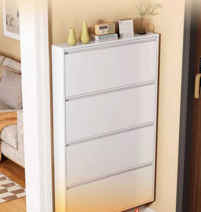 Tor metall oyoq kiyim shkafi, chuqurligi 15 sm