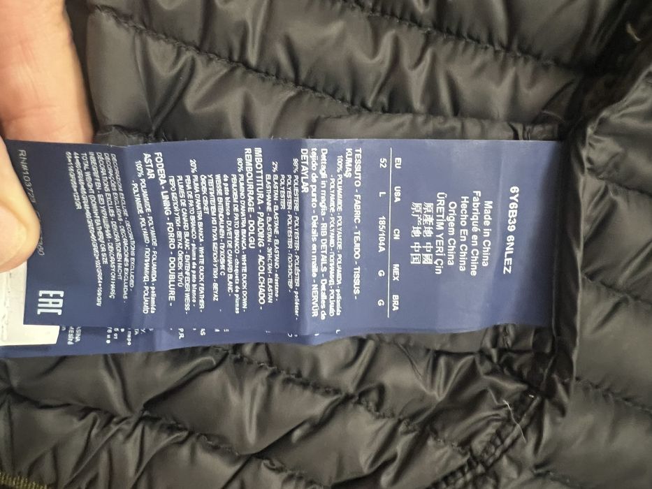 Jacheta barbati Armani Jeans marime M tip light puffer
