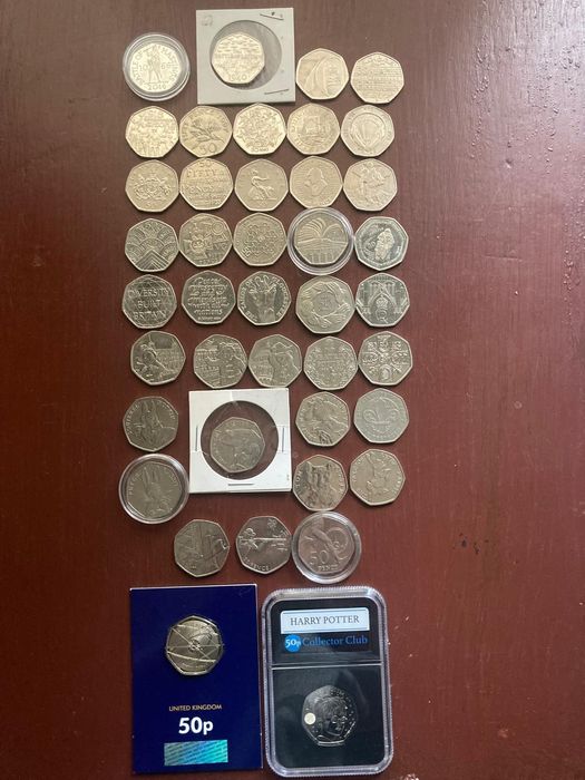 Колекция от 50p монети