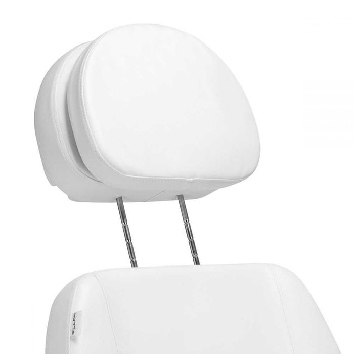 Стол за педикюр Sillon Classic (3 мотора) - бял/тъмно сив 185 x 81 x 61/84 см