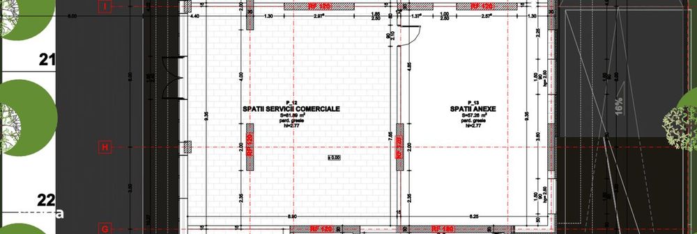 Sp. comercial 138 mp, central, vitrina, vad comercial, parcare, 16e/mp