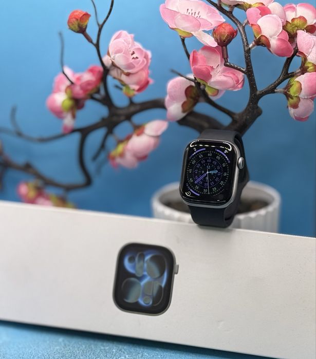 ГАРАНЦИОНЕН!!! Смарт часовник Apple Watch 11 GPS, Space Grey, 42mm
