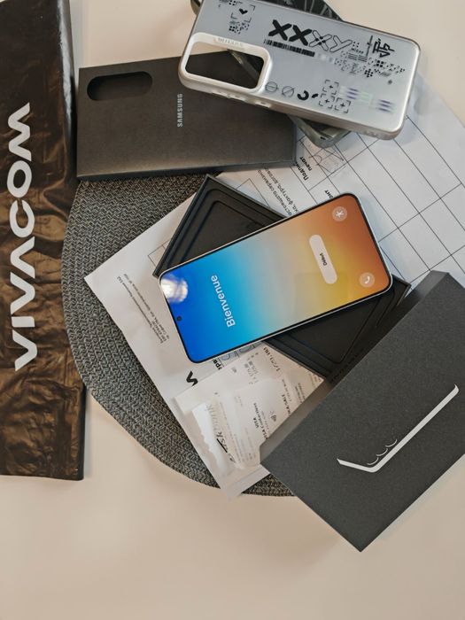 Samsung galaxy s25 Plus 256 GB icy Blue като НОВ